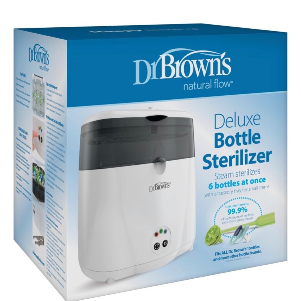 Dr. Brown’s - Deluxe Baby Bottle Sterilizer - New in box.
